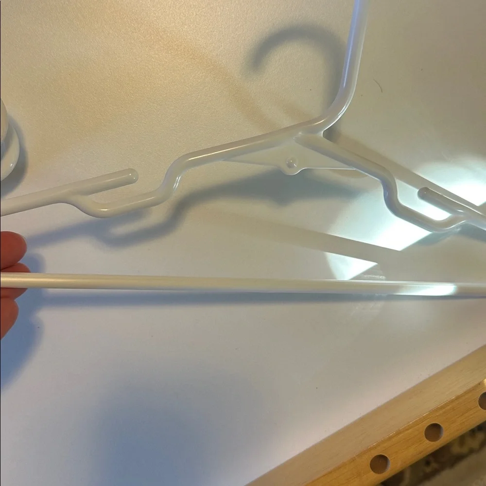 30 LIKE NEW Heavyweight White 12” Hangers